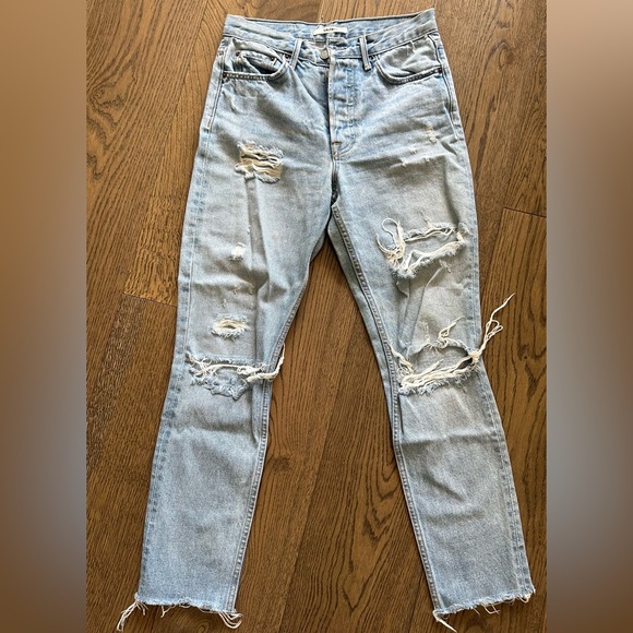 GRLFRND Karolina Distressed Jeans - Size 26 - Picture 3 of 10